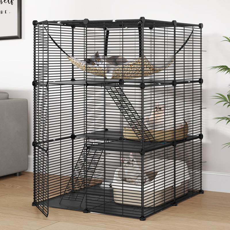 Parc pour petits animaux avec hamac Diy