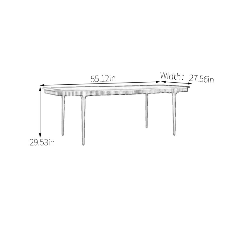 Kerrison, H 29,53 po x L 55,12 po x l 27,56 po