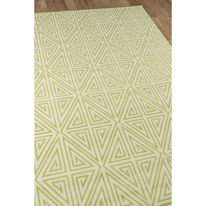 Jayinn0BAJ-4GRN Corrigan Studio® Jayinn Collectionrug vert, Rectangle 6 pi 7 po x 9 pi 6 po
