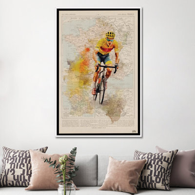 Tour de France, aquarelle