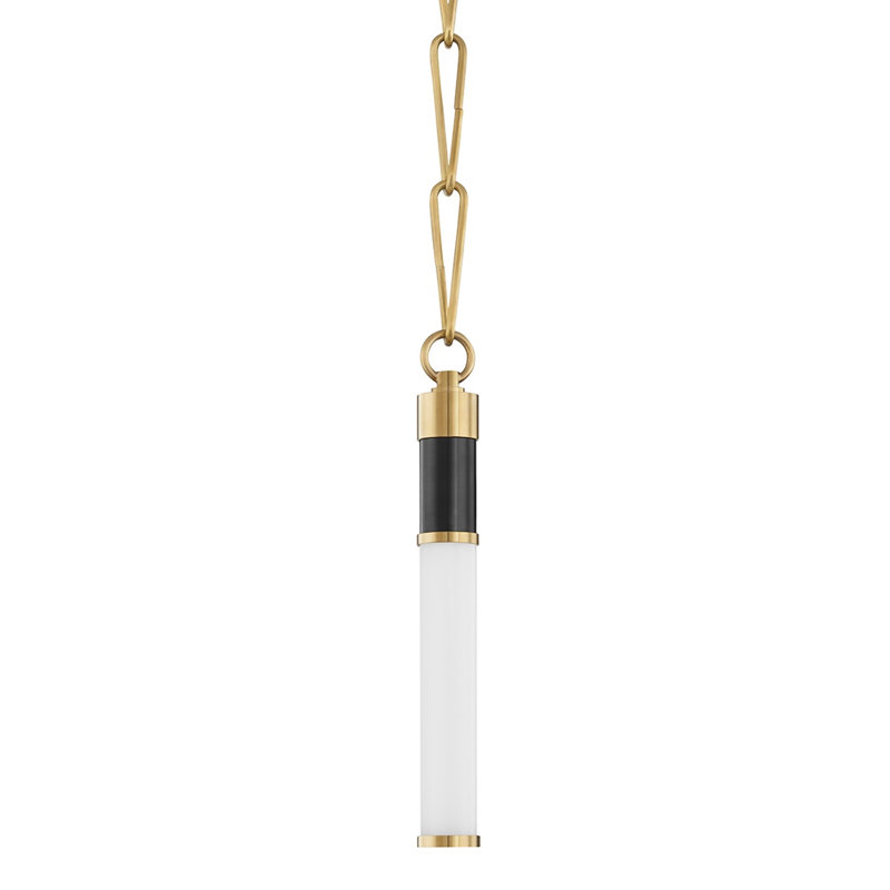 Huntington 1 - Light LED Pendant, Aged Old Bronze