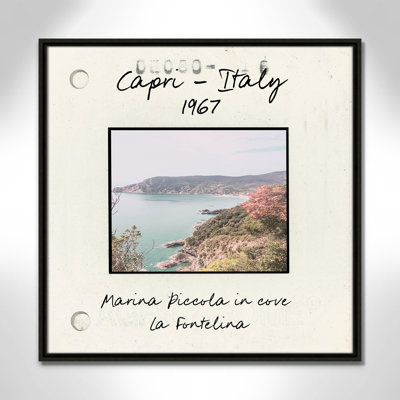 Travel Slide Collection "Capri, Italy - Marina Piccola" Print