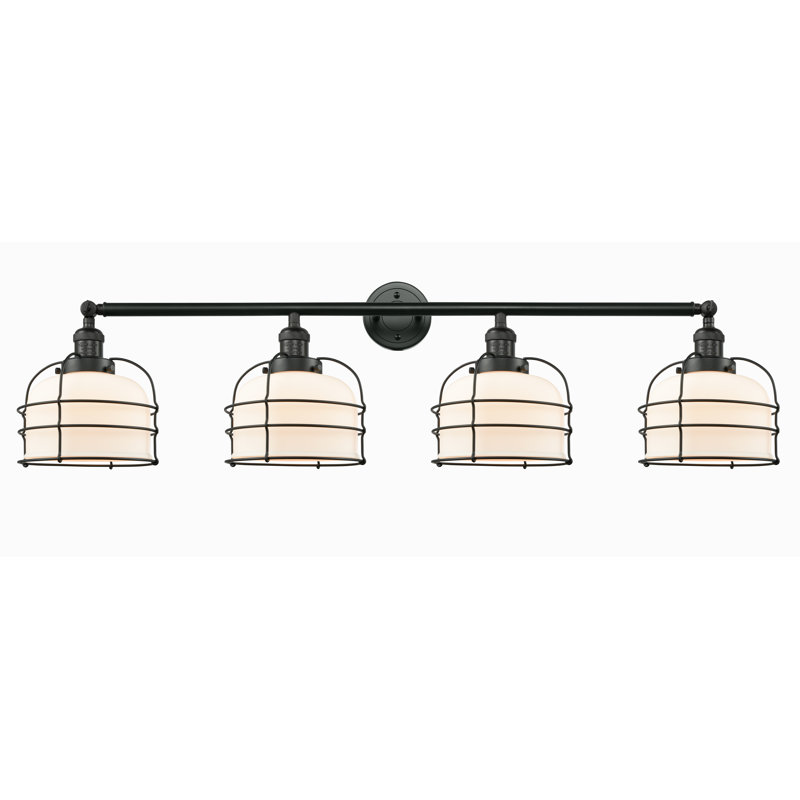 Gurtrue 4 - Light Dimmable Vanity Light, Matte Black, Matte White