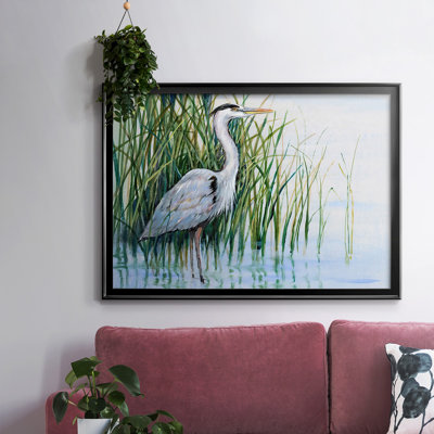" Heron In The Marsh I "