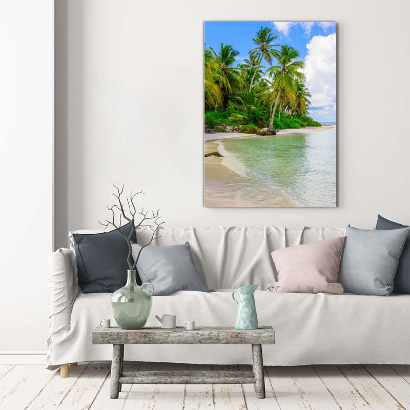 Tropical Beach - Wrapped Canvas Print