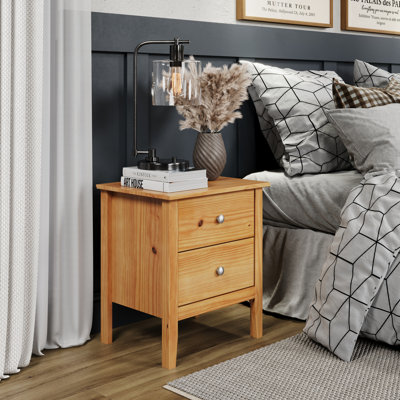 Arzell Shaker Solid Pinewood/ MDF Night Stand
