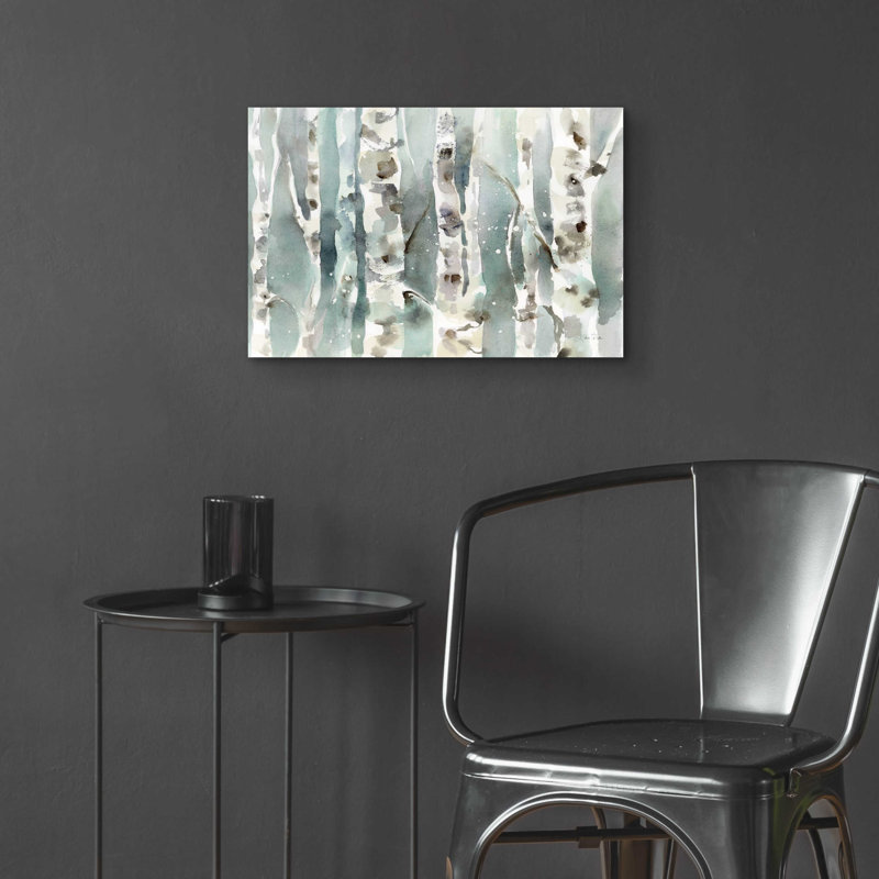 «Winter Birches» par Katrina Pete, H 16 po x l 24 po