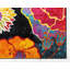 Tapis jaune à motif floral Lorene-86603342