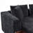 Sectional Sofa 93.7" L-Shaped Sofa Upholstered Sofa Couch With Wooden Storage Compartment For Living Room-1207397681