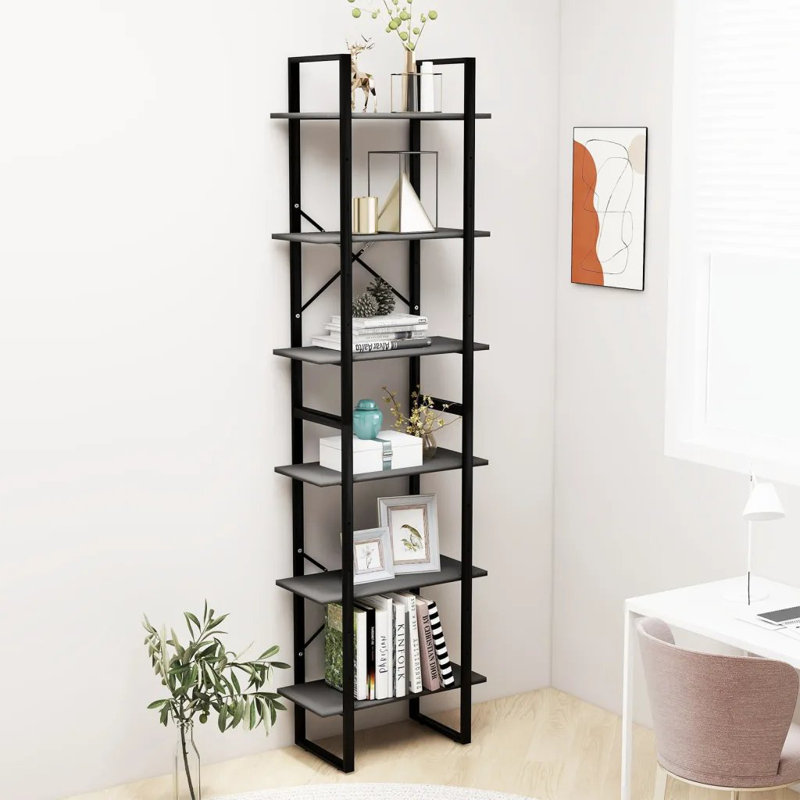 Emmly 60cm W Metal Storage Rack, Grey