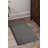 High-Quality Bathmat, Anthracite, 23.6 x 39.4 inches | 100% Polypropylene, Total Thickness: 0.4 inches | Non-Slip Natural Latex Sole, Machine Washable, Vacuum Friendly | Perfect for Bathroom & Entryway Comfort-859043706