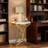 Side Table, Round End Table For Living Room