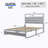 Antique Silver Queen Bed