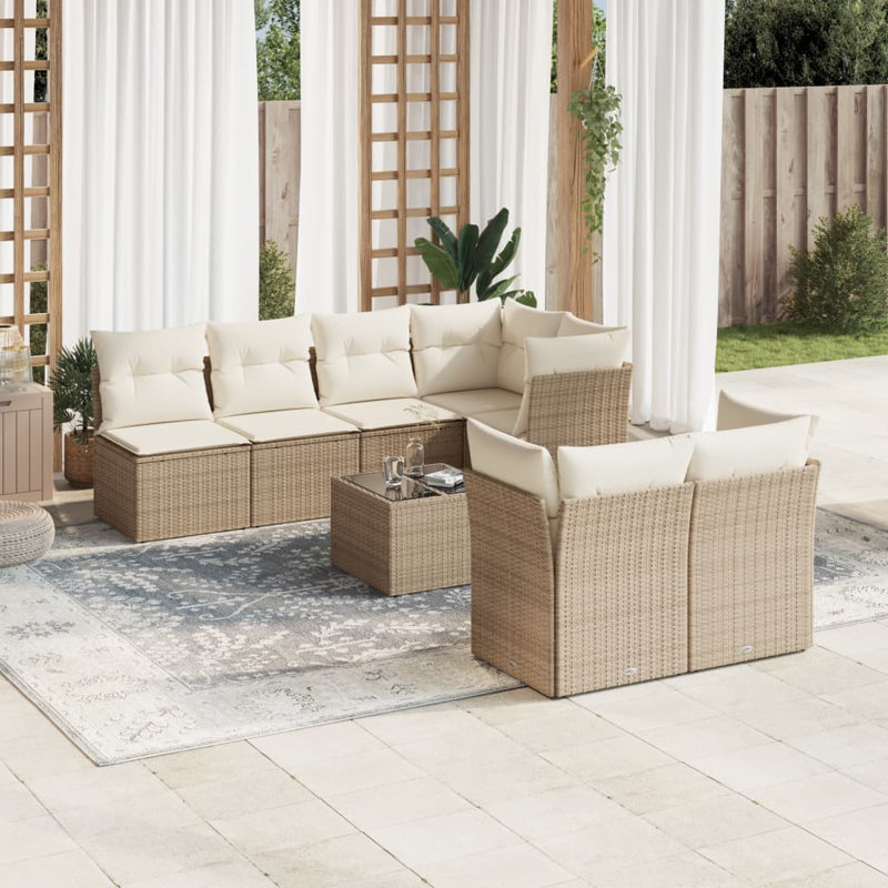 Ensemble de canapé de jardin Vidaxl