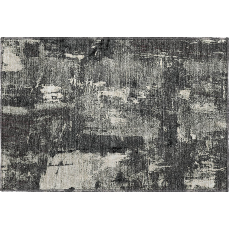 Premium Machine Washable Natoma AMF989 Abstract Rug, Rectangle 1'8" x 2'6"