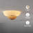 Hikari 3-Light Boho Japanese Fusion Bamboo + Silk Flush Mount