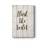 «Flush the toilettes», art textuel sur toile tendue-2086774101