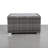 Mixed Grey Slatted Aluminum Side Table - Functional For Outdoor Music Sessions Weather- Top Suitable Settings