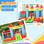 Outsunny Kids Bouncy Castle House W/ Fun Features, Blower, Multicoloured