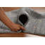 Tapis gris en laine gris Gabbeh