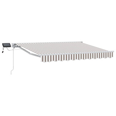 vidaXL Polyester Retractable Patio Awning