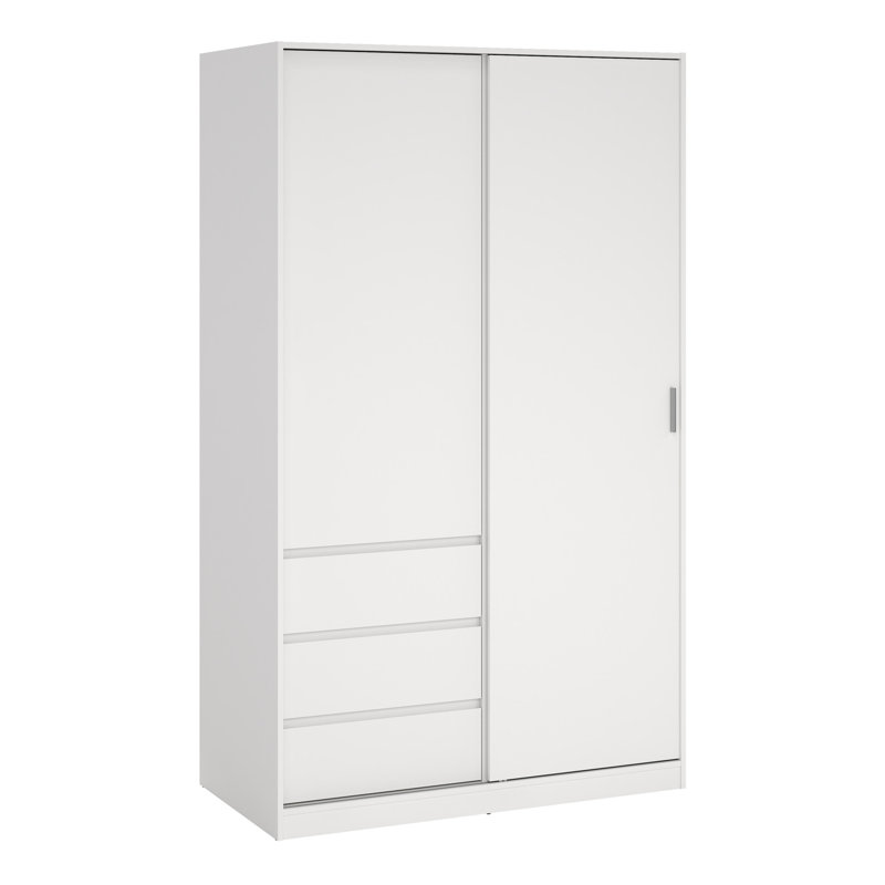 Parley Manufactured Wood Wardrobe, White