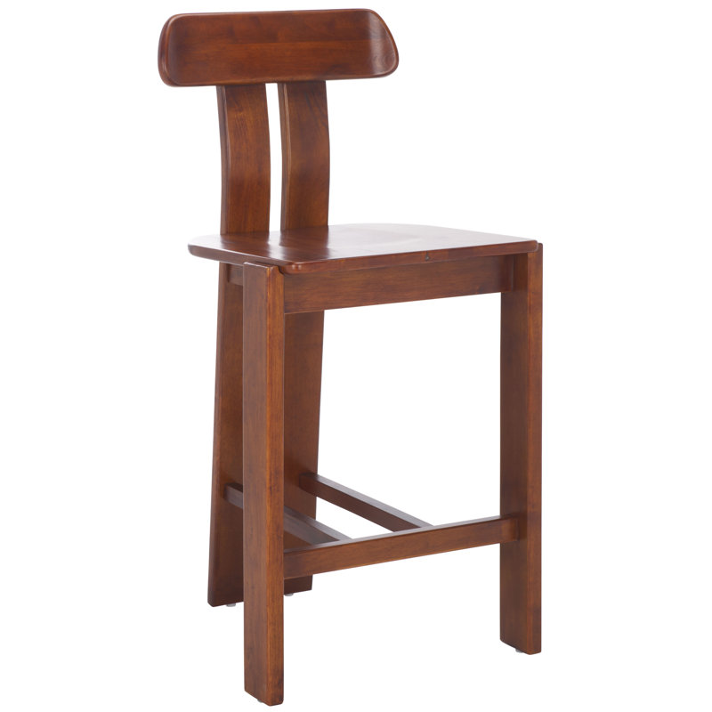 Tabouret de comptoir Cayde, Noyer