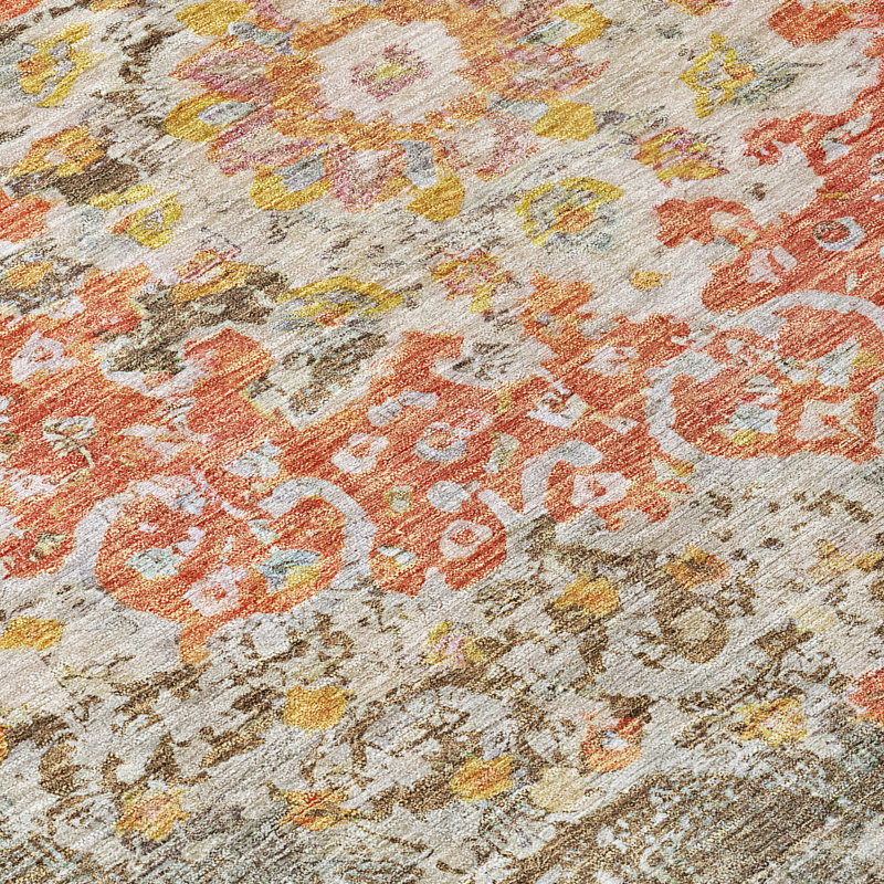 Tapis intérieur / extérieur brun Ornella , 8 pi x 10 pi