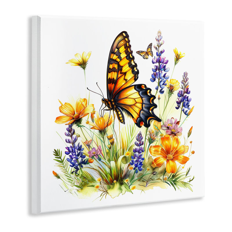 "Butterfly Wings Garden", art mural par LSR Design Studio