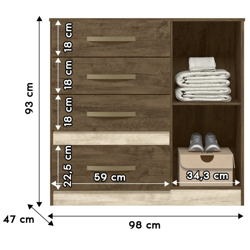 Chesternight Accent Cabinet, Brown/Beige