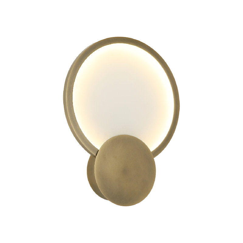 Lyra Disc 8" Glass LED Wall Sconce
