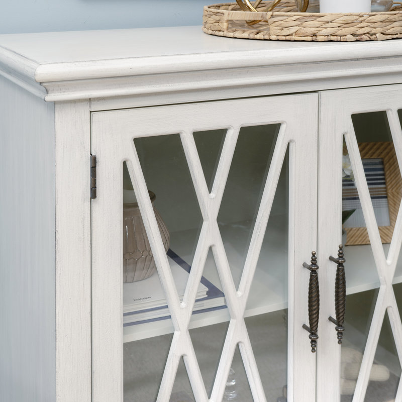 Elliann  2 Door Cabinet, Off White