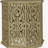 Watsonville natural brown octagonal solid mango wood side table