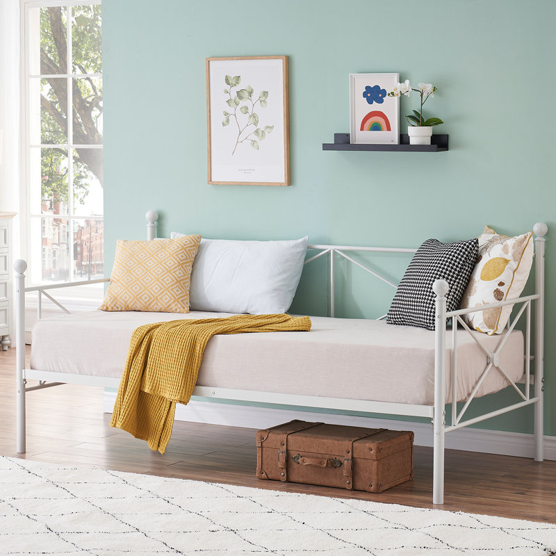 Korecky Twin Steel Daybed, White