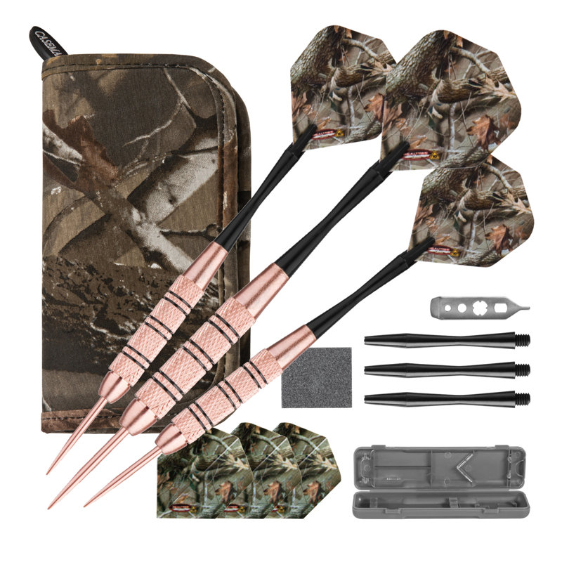 Fléchettes en bois franc realtree, L 10 po x l 9 po