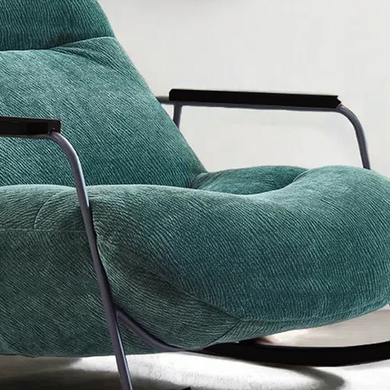 Chaise berçante spacieuse Living Living, Cyan