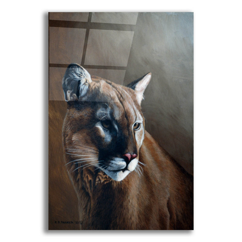 " Cougar " by Ron Parker, 24" H x 16" W x 0.2" D