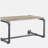 Mankato Oak and Sandy Grey Wall Rack with Shelf
