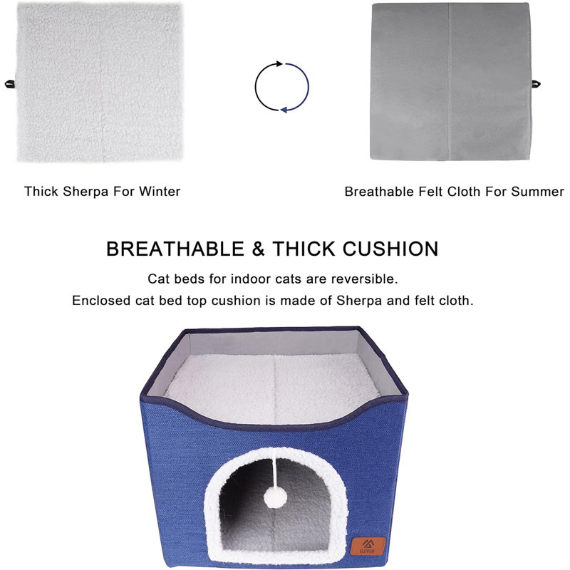 Lit pour chien Ladarrian Nest, Bleu
