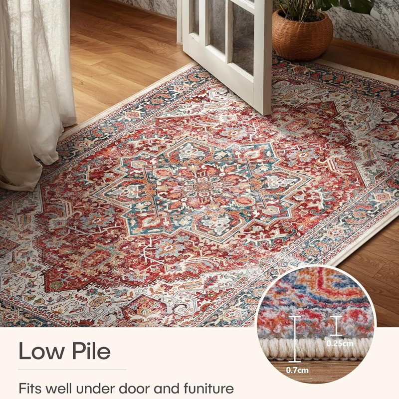 Floral 60cm X 90cm Area Rug