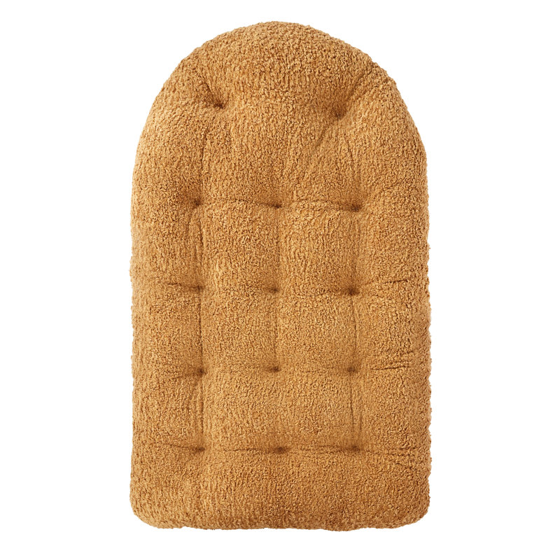 Krisalynn Outdoor 4'' Lounge Chair Seat Cushion, Zazzle Camel