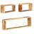 McMillan 3 Piece Floating Shelf Set