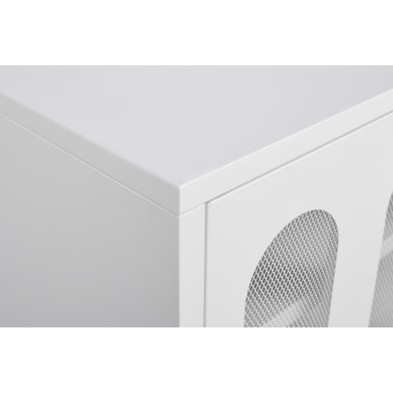 5.9 "High Foot Double-Sided Mesh Door Shoe Cabinet With Movable Double-Layer Partitions And Hollow Base Moisture-Proof And Seismic Design, Accessible Through Sweeping Machines, Suitable For Living Roo