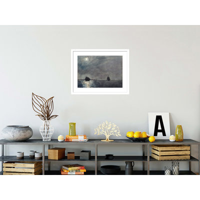 «Eastern Point Light» par Winslow Homer, impression giclée sur cadre