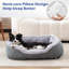 Ce lit pour chien rectangulaire de taille moyenne possède une fonction orthopédique, un fond chaud, doux, lavable, antidérapant et durable, ce qui facilite le sommeil apaisant des chiens.