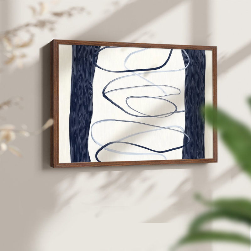 Abstract Series-II -Framed Print - Restickable, 16" H x 20" W