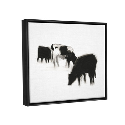 «Modern Farm Cow Silhouettes», estampe numérique par Ethan Harper