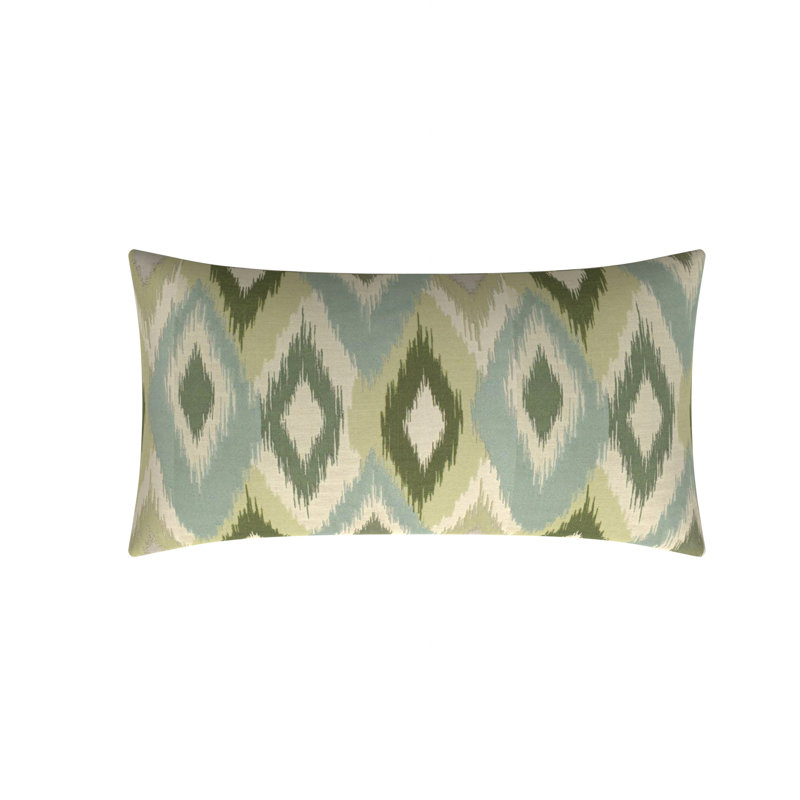 Avila Lumbar Pillow Cover & Insert, 16"H x 30"W, Blue Mist