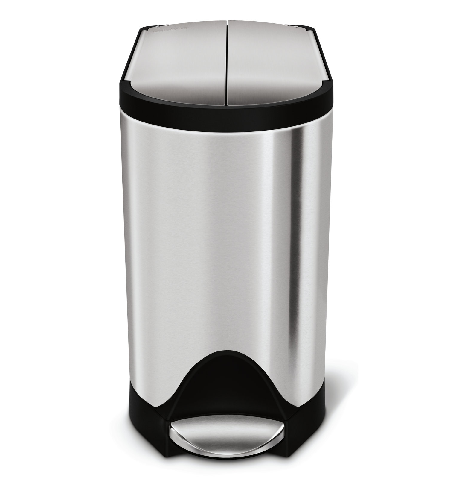 simplehuman 2.6gal Butterfly Step-On Can