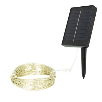 2190cm LED Solar Powered 200 - Bulb Wide Angle LED String Light